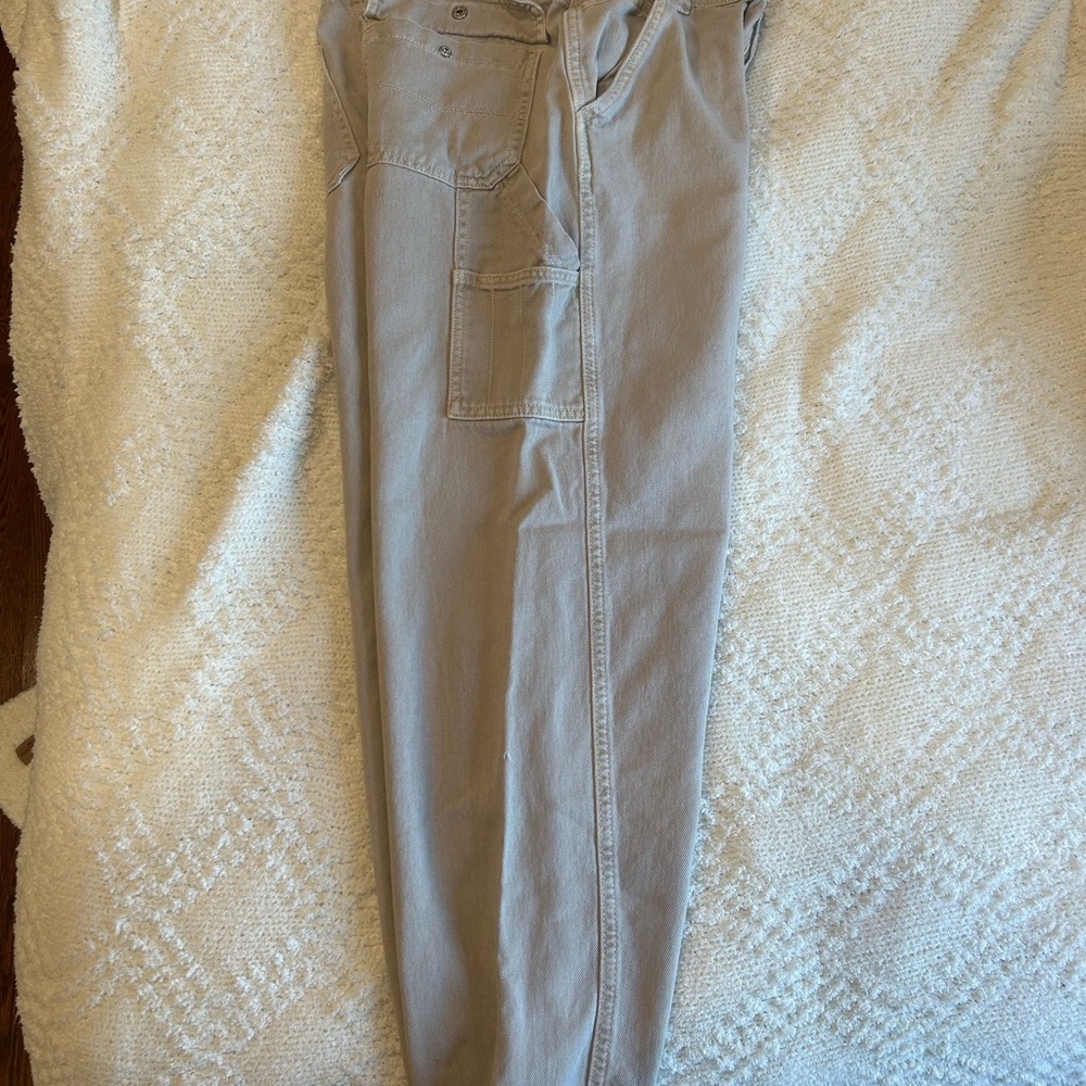 Garage Women’s Tan/Cream Cargo Carpenter Pants